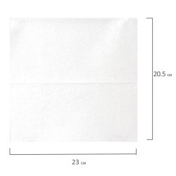 Полотенца бумажные 200 шт Laima (H3) Universal White 1-сл. белые к-т 15 пачек 23x20,5 111342 (1) (89351)