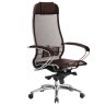 Кресло офисное Мetta "Samurai" S-1.04 ткань-сетка темно-коричневое 531527 (1) (90042)