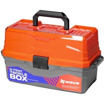 Ящик для снастей Nisus Tackle Box трехполочный оранжевый N-TB-3-O (67179)
