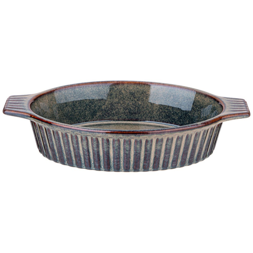 Форма для запекания овальная reactive beige 31*19*6,5 см Agness (780-114)