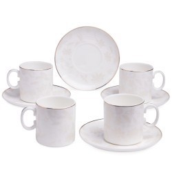 Кофейный набор lefard "снежная королева" на 4 пер. 8 пр. 210 мл Lefard (440-304)