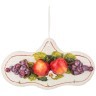 Декоративное панно/ вешалка для полотенец "фруктовое ассорти" 28*16 см ORGIA (335-366)