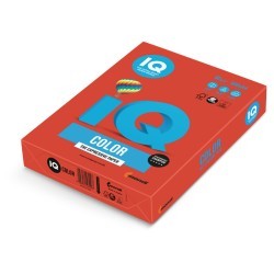 Бумага цветная для принтера IQ Color А4, 80 г/м2, 500 листов, кораллово-красная, CO44 (65373)