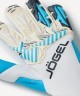 Перчатки вратарские JOGEL Magnum UL4 Aqua Negative, белый (1587204)