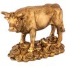 Фигурка корова "к деньгам" 10*5*7,2 см  цвет: бронза Lefard (117-318)