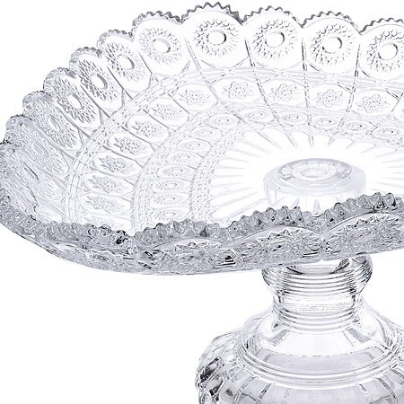 Ваза MEY-JI на ножке треугольная (71702)