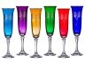Набор бокалов для шампанского из 6 шт. "kleopatra / branta" 175 мл. высота=23 см. CRYSTALITE (669-188)