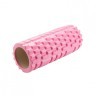 Ролик массажный для йоги и фитнеса 33х14 см EVA розовый с выступами DASWERK 680022 (1) (95620)