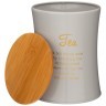 Емкость для сыпучих продуктов agness "тюдор"  "чай" 1,1 л диаметр=11 см высота=14 см Agness (790-258)