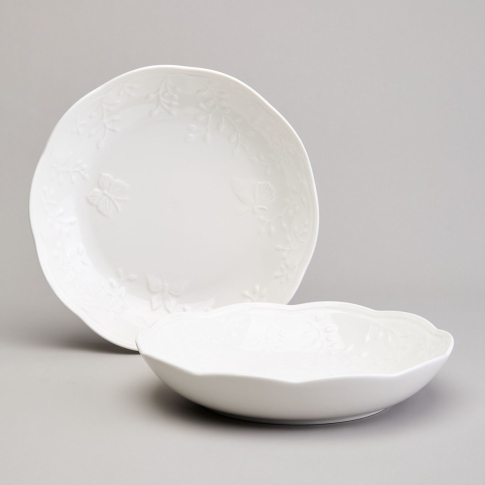 Набор тарелок суповых lefard "lavender" 2 шт. 21*4 см 600 мл Lefard (761-139)