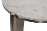 Стол журнальный натур.белый мрамор Cass White d 57*50см (TT-00014149)