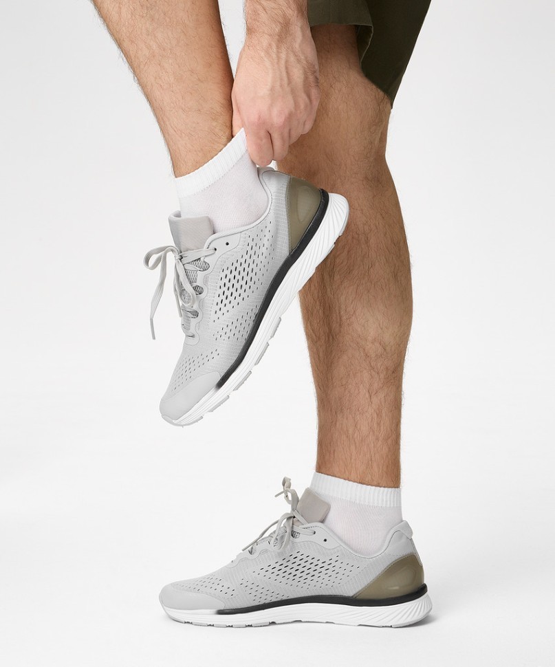 Носки спортивные STARFIT Charge, белый, р. 43-46, 5 пар (2126328)