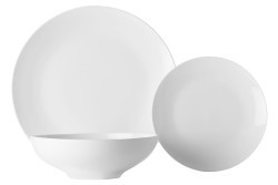 Обеденный набор Белая коллекция, 4 персоны, 12 предметов - MW504-FX0147 Maxwell & Williams