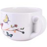 Кружка-супница 550мл Бабочки в саду доломит LR (60121)