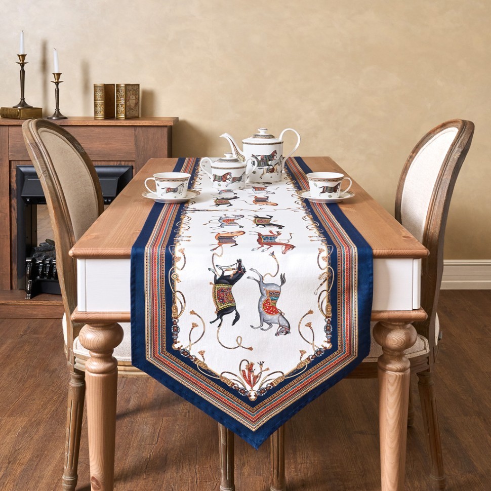 Дорожка на стол "passage", 45х215см, белый, 100% хлопок,твил Lefard (850-759-31)