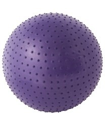 Фитбол массажный GB-301 антивзрыв, фиолетовый, 75 см (1007367)