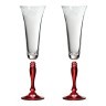 Набор бокалов для шампанского из 2 шт. "love" 180 мл высота=25 см Bohemia Crystal (674-110)