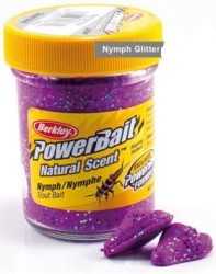 Паста форелевая Berkley 50 г Nymph Glitter (фиолетовый с блеском) (61509)