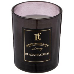 Свеча ароматизированная в стакане "black leather" 6*7,5 см Lefard (625-114)