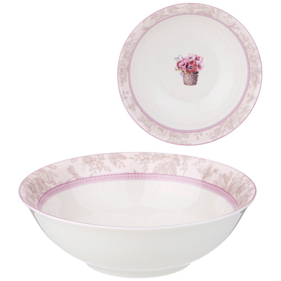 Тарелка суповая lefard тюльпаны 650 мл мал.уп.=4шт. Lefard (87-326)