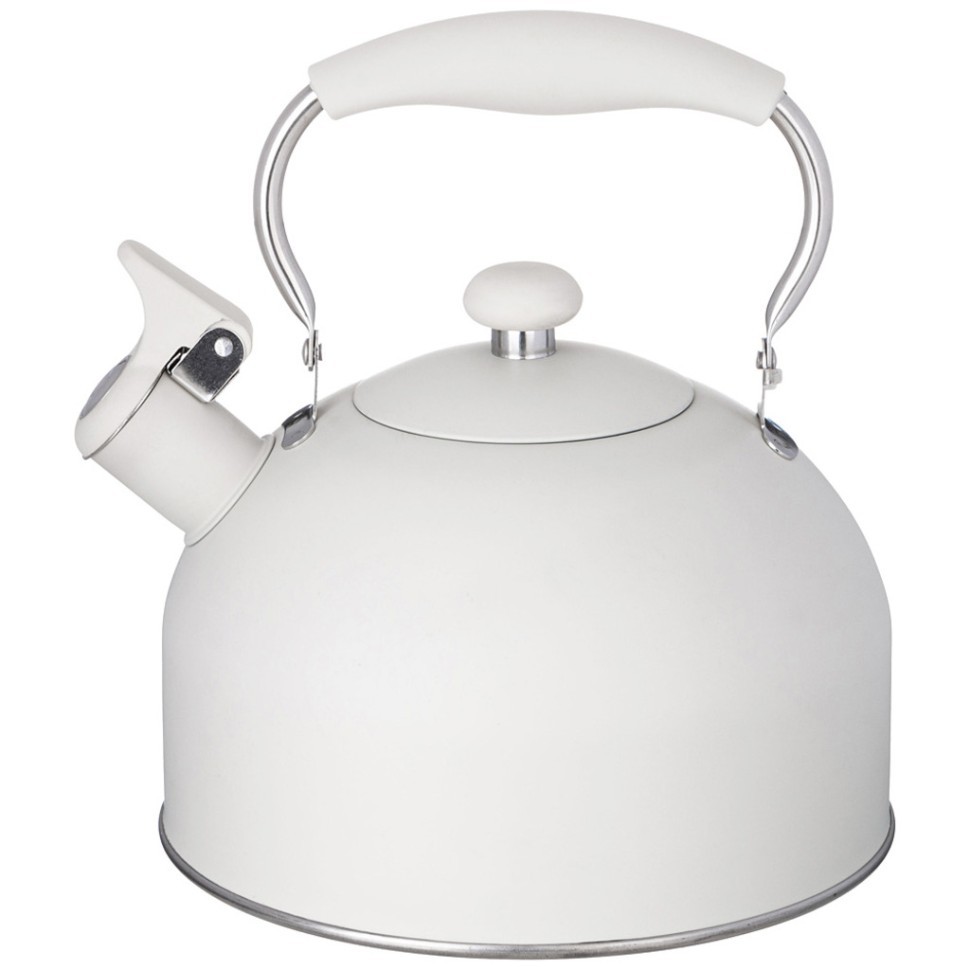 Чайник agness со свистком 2,5 л,нжс индукция, устойчивое жаропрочное покрытие Agness (937-908)