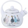Чайник agness эмалированный со свистком серия "family farm", 2,2л, индукционное дно Agness (934-628)