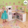 Большая детская кухня из дерева для девочек "Изысканный уголок" (Grand Gourmet Corner Kitchen) (53185_KE)