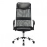 Кресло офисное CH-600SL хром ткань-сетка/кожзам черное 1380230 532681 (1) (94631)