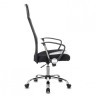Кресло офисное CH-600SL хром ткань-сетка/кожзам черное 1380230 532681 (1) (94631)