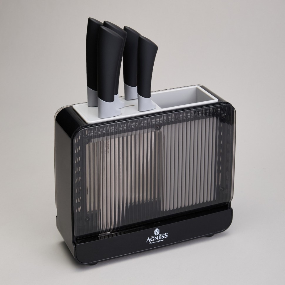 Набор ножей agness  на пластиковой подставке, 6 предметов Agness (911-781)