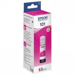 Чернила EPSON 101 T03V34 для СНПЧ пурпурные оригинальные C13T03V34A 363025 (1) (90976)
