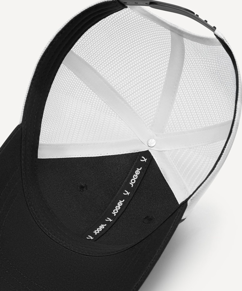 Бейсболка JOGEL Essential Mesh Cap, черный/белый (2134017)