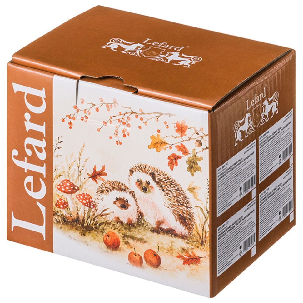 Кружка lefard "forest tale" акварель природы 350 мл, разноцветный (585-148) 
