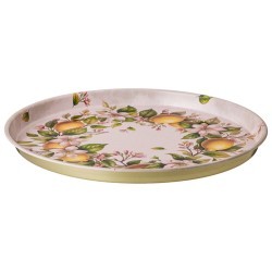 Поднос сервировочный agness "лимоны" 33*2,1 см (898-272) 