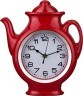 Часы настенные кварцевые "chef kitchen" красные 25*30*5 см. диаметр циферблата=14 см. Lefard (220-217)