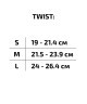 Ролики раздвижные Twist Brown, алюминиевая рама (922645)