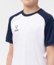 Футболка игровая JOGEL CAMP Reglan Jersey, белый/темно-синий, детский (702227)