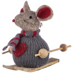 Фигурка "мышка" высота=8см. без упаковки Lefard (372-042)