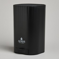 Подставка для ножей agness с точильным камнем 13,6*14,6*23 см Agness (907-321)