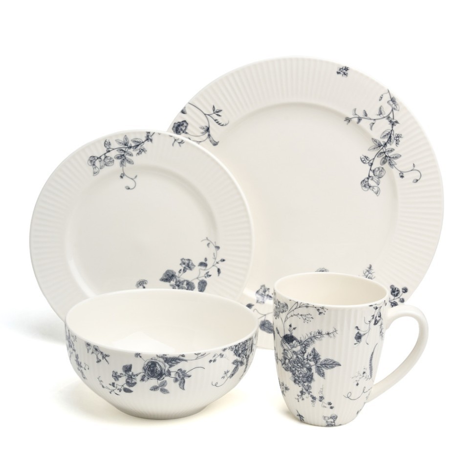 Столовый набор lefard "blue garden" на 4 пер. 16 пр Lefard (191-354)