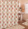 Набор 15 пр для ванной комнаты:коврик 46*75см,коврик 46*46см,штора 180*180 см.и кольца для шторы 12 Gree Textile (817-025) 