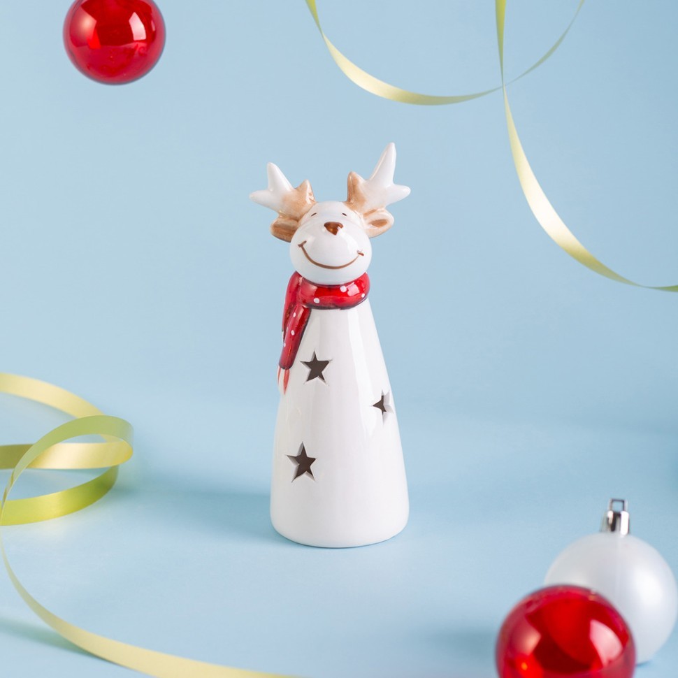 Статуэтка "олень" с led-подсветкой 7х6,2х16,2 см Lefard (146-2236)