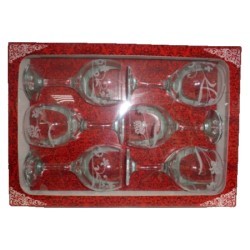 Набор 6-ти бокалов д/вина 260 мл Флёр (MS411-02-07)