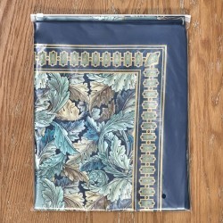 Дорожка "листья морриса" green stripe  45х300см, 100% хлопок,твил c пропиткой Lefard (850-752-35)