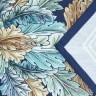 Дорожка "листья морриса" green stripe  45х300см, 100% хлопок,твил c пропиткой Lefard (850-752-35)