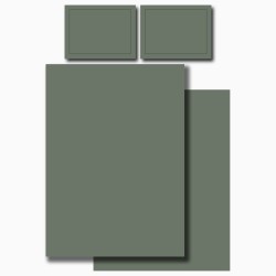 Кпб 1,5 спальный, "solid" зеленый, сатин, хлопок 100%,под.150х210-1шт, пр.180х220-1шт, нав.50х70-2шт Lefard (989-003-16)