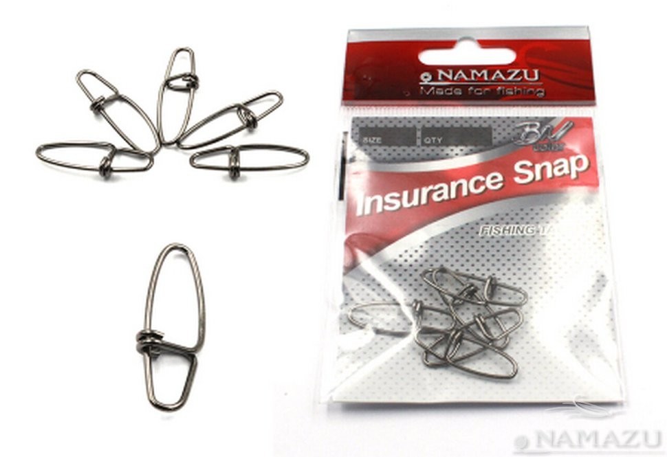 Карабин Namazu, цв. BN, р. 00, до 6 кг 10 шт N-FT-IS00 (71238)