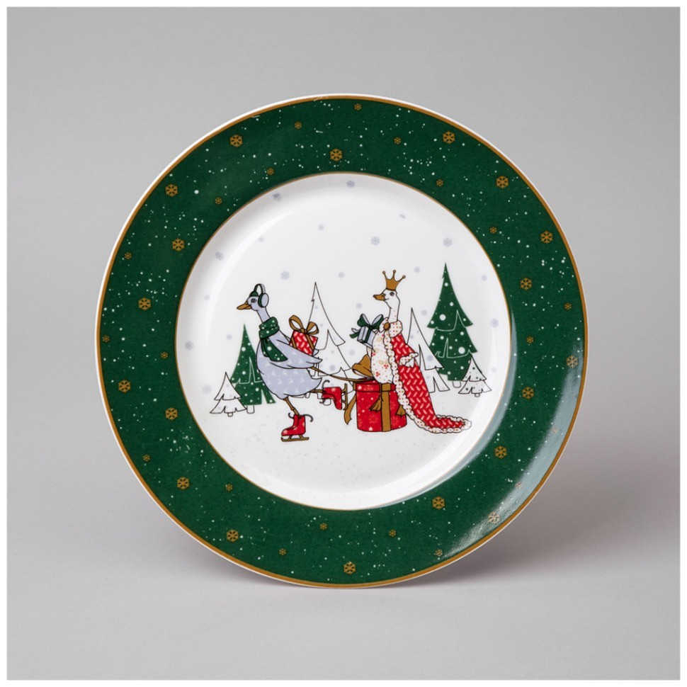 Тарелка обеденная lefard "family christmas" 25 см Lefard (425-205)