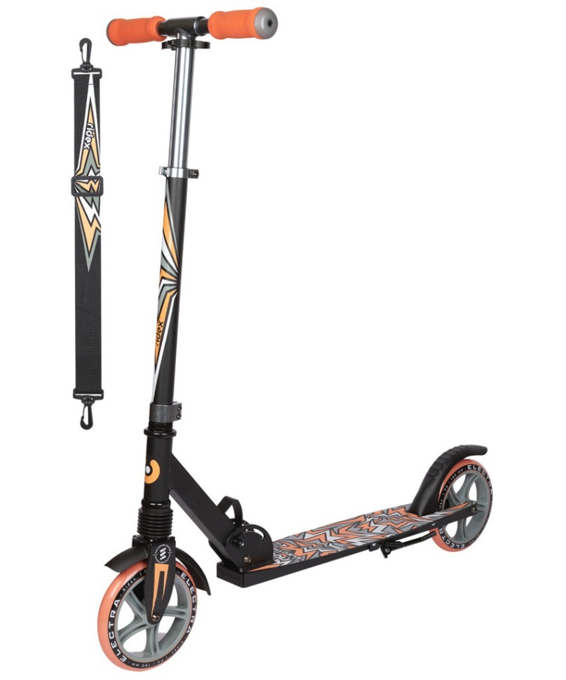 Самокат 2-колесный Electra 180 мм, серый/персиковый (2022728)