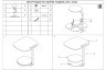 Стол журнальный приставной 45*42*50см (TT-00014151)